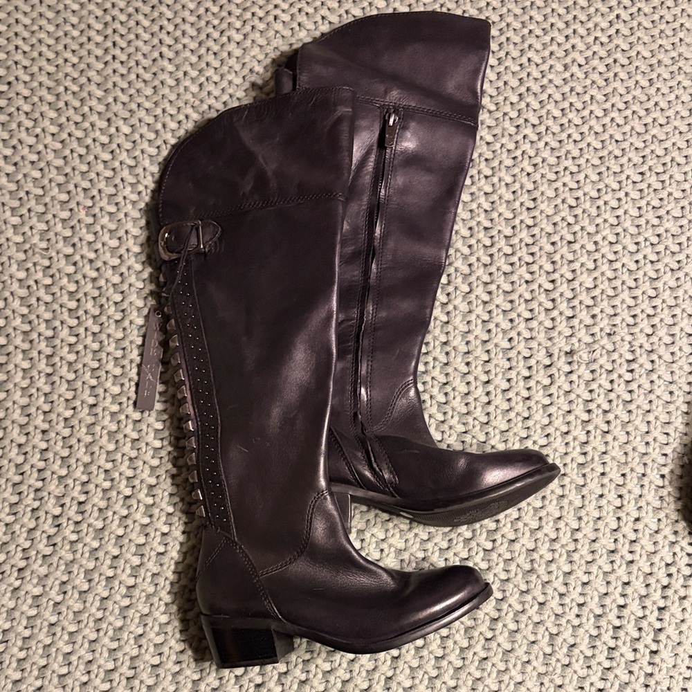 Vince Camuto Black Over the Knee Boots